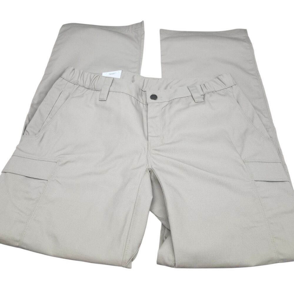 Vertx Phantom Op Tactical Cargo Pants Womens 12 x 32 Rip Stop Khaki Work Outdoor